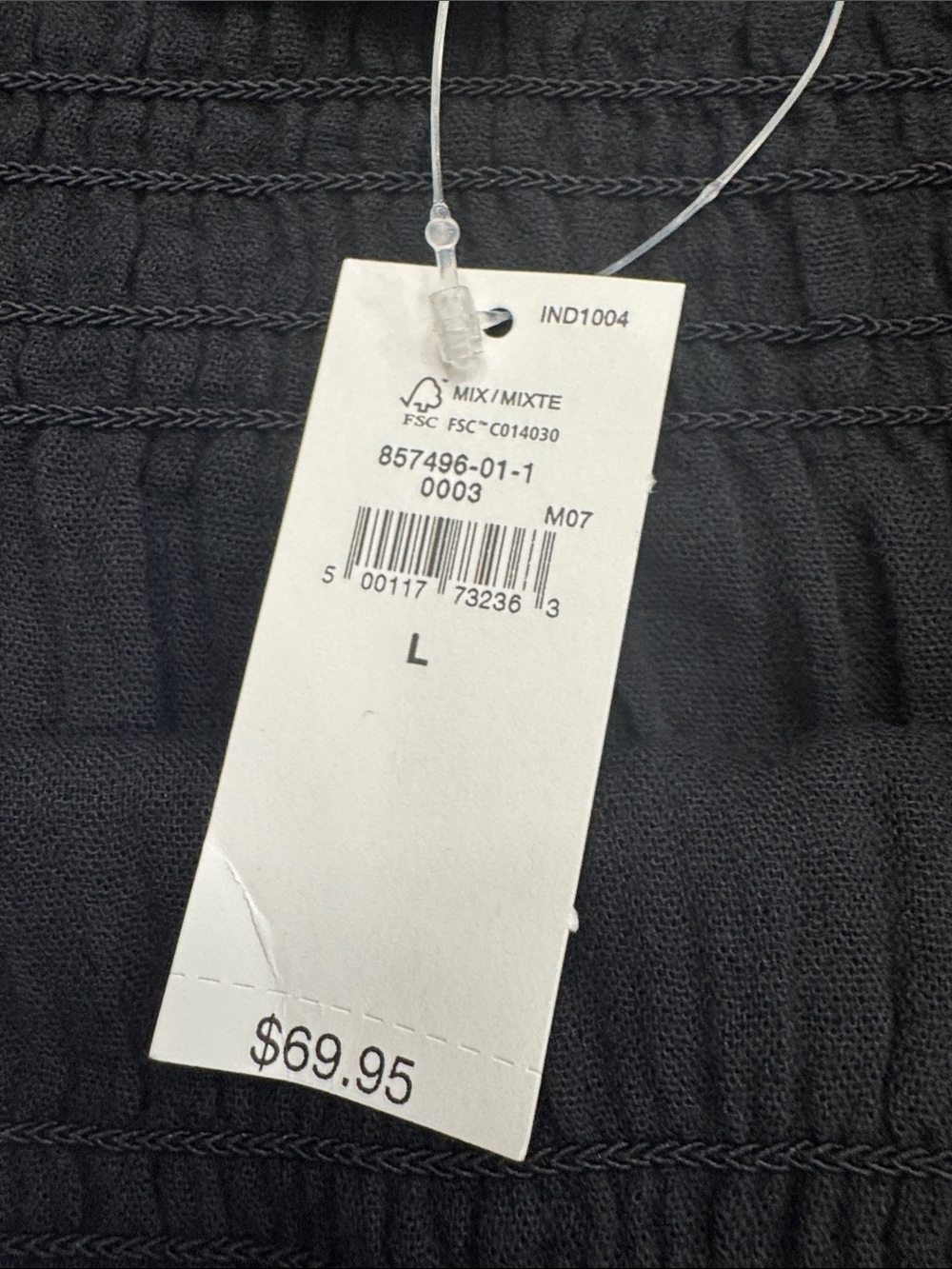 GAP black tiered gauze maxi skirt. size large. NEW WITH TAGS. - Picture 4 of 7